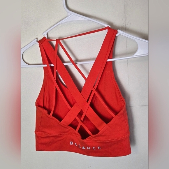 Women's Balance Athletica Strappy Crossback Lightly Lined Sports Bra, Size Small - Picture 2 of 3